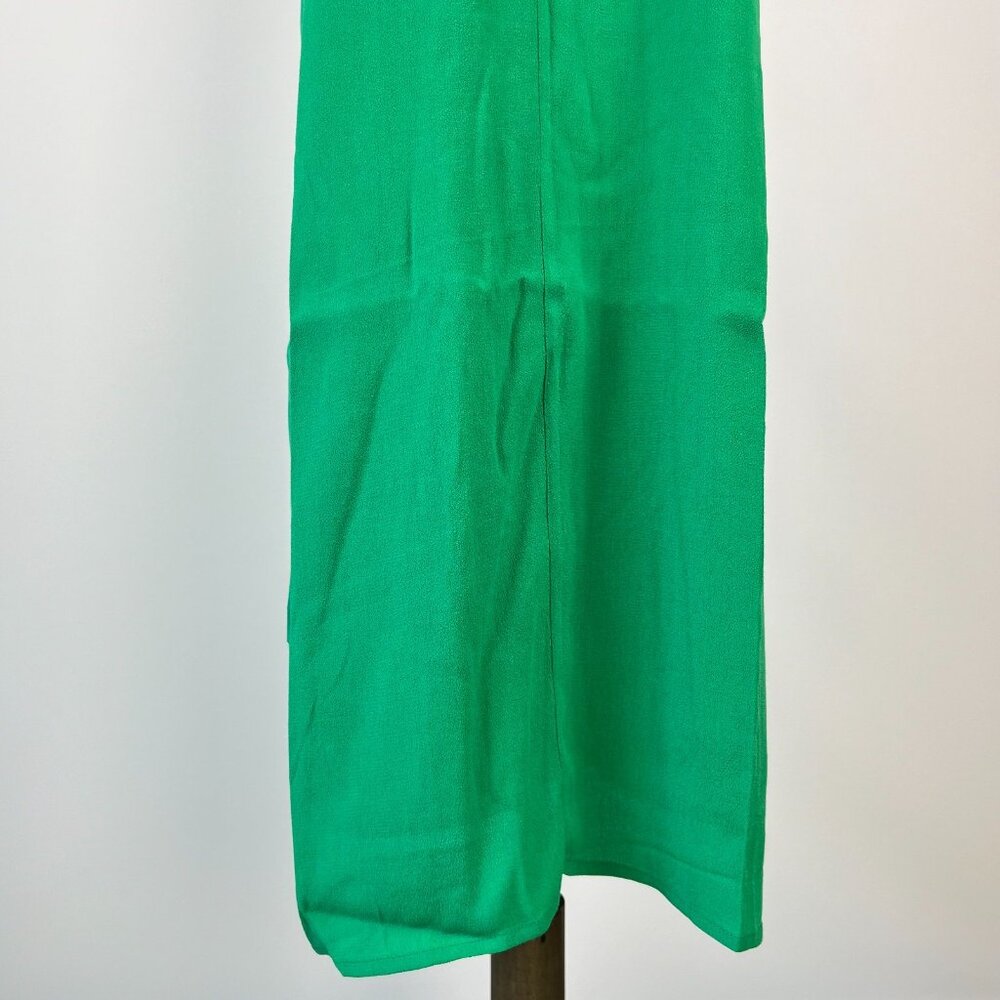 NWOT Mint Velvet Green lace Sleeveless V-neck Midi Dress US 10 UK 14 - Picture 4 of 14